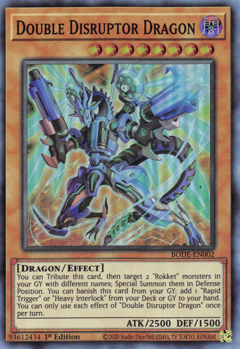 Double Disrupter Dragon [BODE-EN002] Super Rare